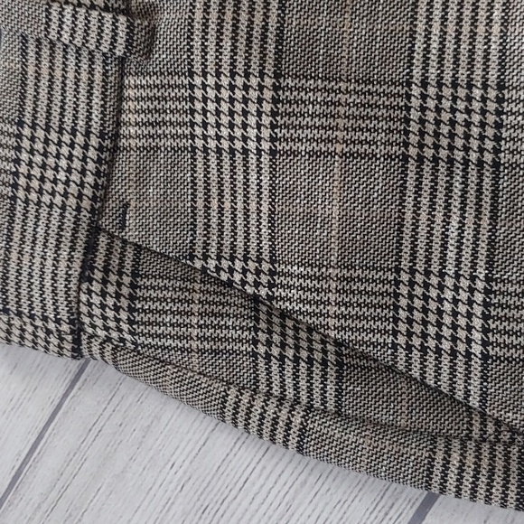 H&M PLAID HOUNDSTOOTH TROUSER NWOT - Picture 3 of 9